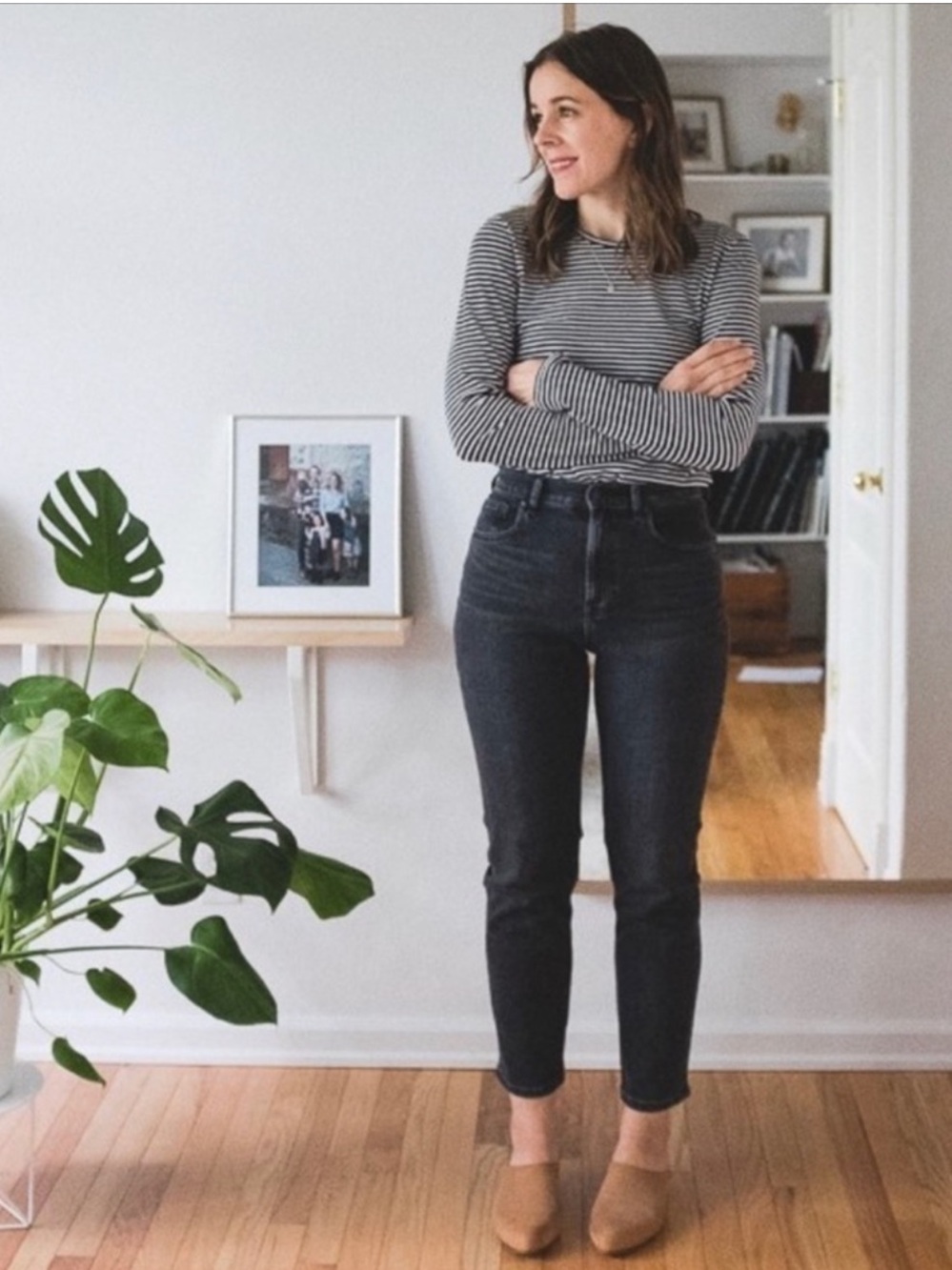 Everlane High Rise Jeans Black Size 27